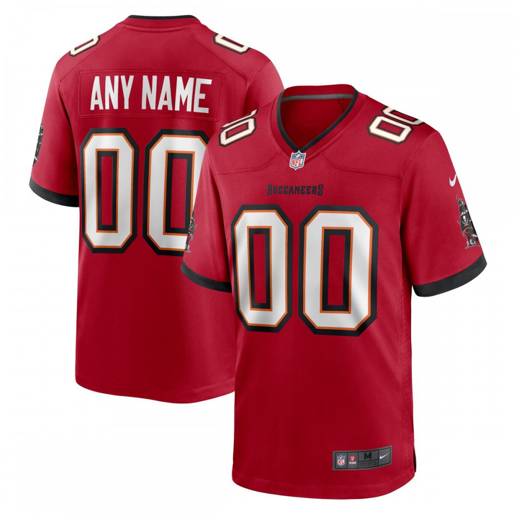 Nike Tampa Bay Buccaneers Custom Game Jersey - Red-GridironStore